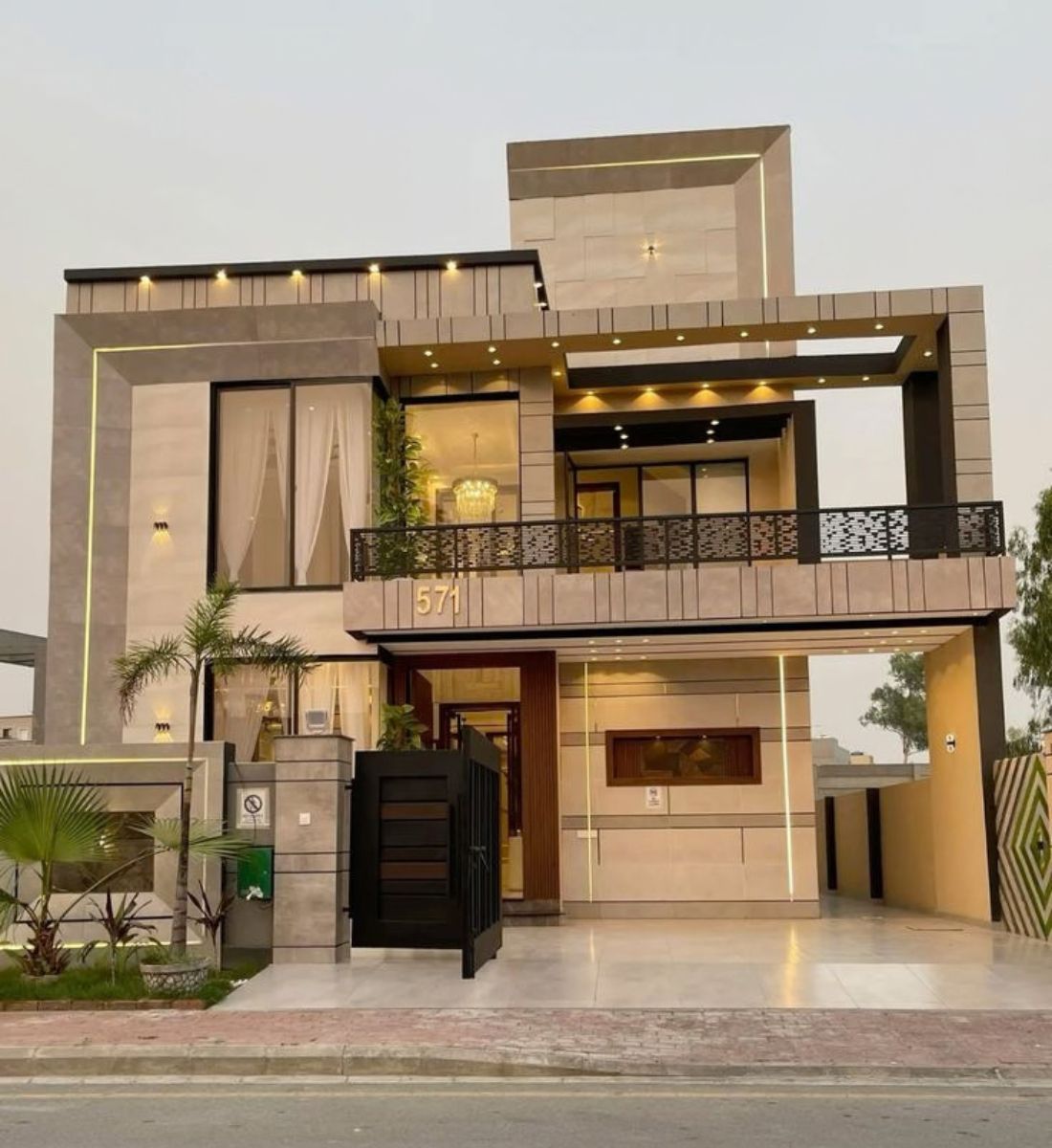 12 marla double story house design
